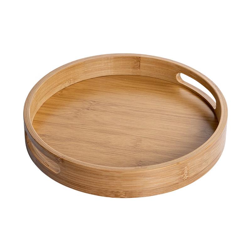 Japanese Bamboo Round Serving Tray