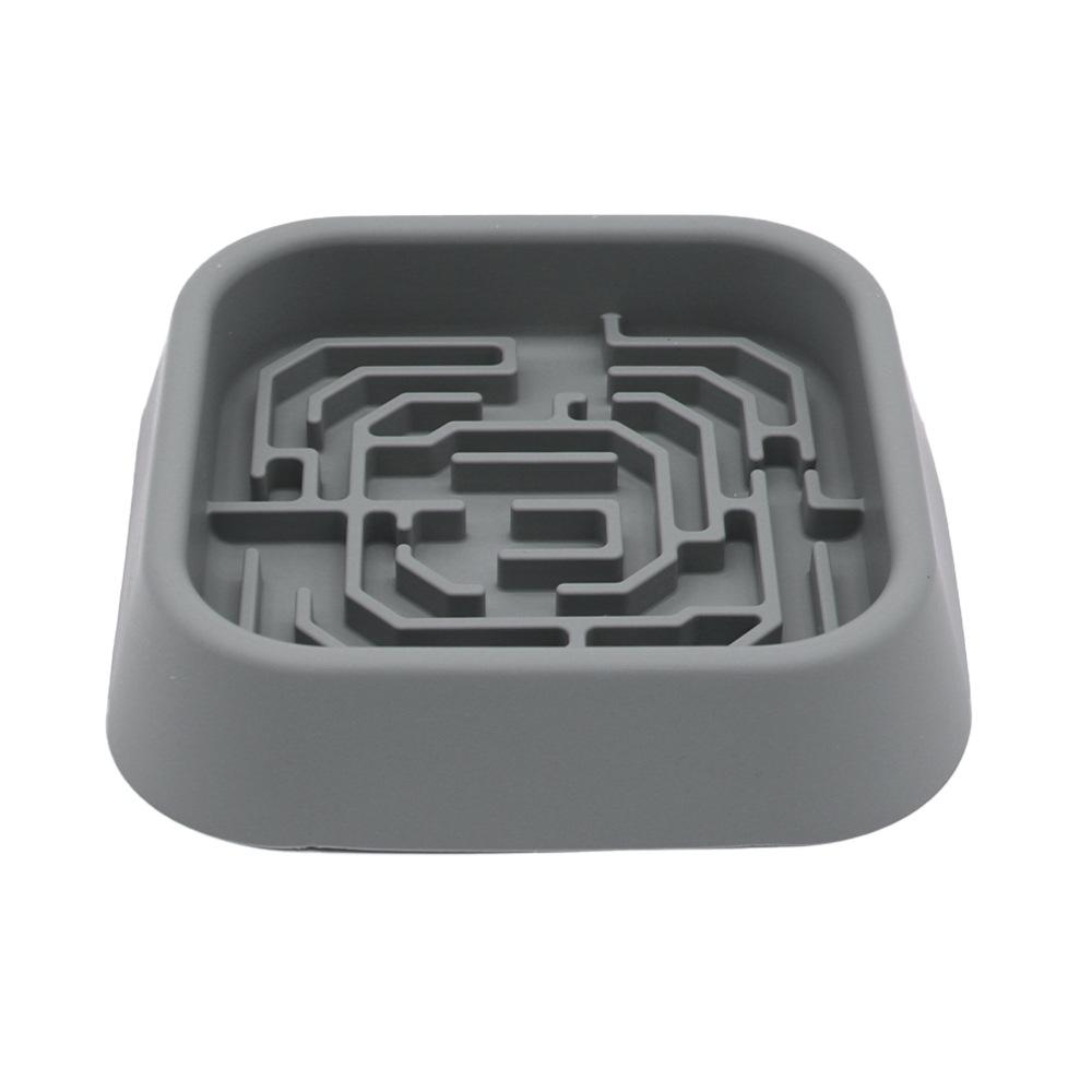 Ciotola in Silicone per Animali a Mangiare Lento per Cani - Ciotola per Cani di Grandi Dimensioni con Ventose. Silicone per uso alimentare con ventose per funzione antiscivolo.