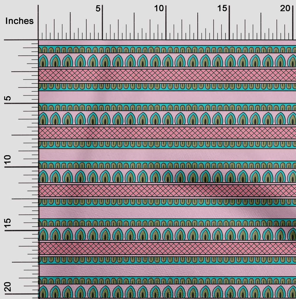oneOone Cotton Flex Fabric Ethnic Block Printed Craft Fabric BTY 40 Inch