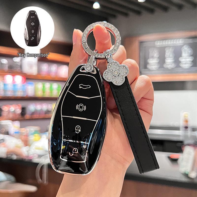 Premium Hongqi H5 Key Case for HS5/H9/H6/HS7/HS3/HQ9 - High-End Car Shell Cover