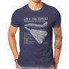 F-14 Tomcat US Navy Aircraft Plane USAF Airplane Blueprint  O Neck TShirt Top Gun Maverick Goose T-Shirt Man's Clothes Oversized