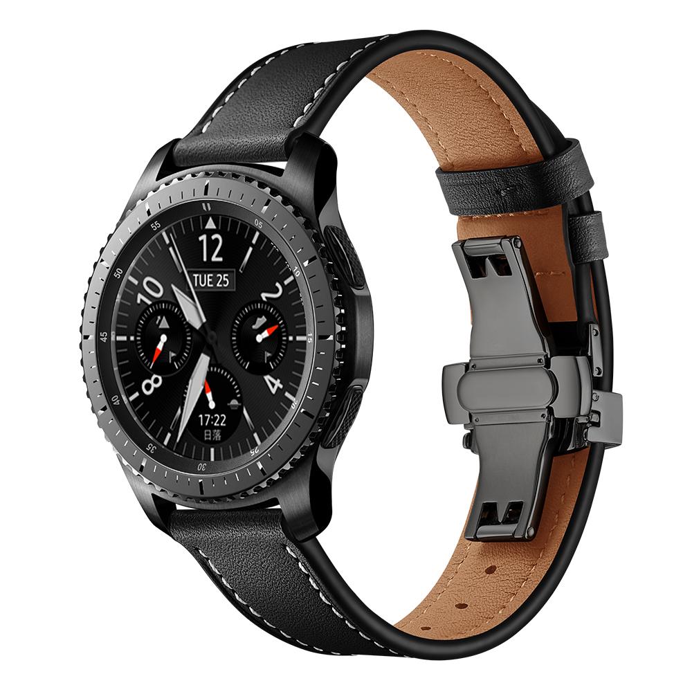 Italy Leather Strap For Samsung Galaxy Watch 3 45mm/46mm Gear S3 Frontier Belt Bracelet Huawei gt-2-2e-Pro 46 Mm 22mm Watch Band
