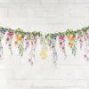 Cheerland Flower Banner Wildflower Garland for Enchanted Garden Party Floral Woodland Theme Picnic Girls Birthday Tea Party Garden Wedding Onederland