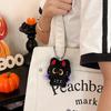Halloween Plüsch Schlüsselanhänger Kürbis Geist Schwarze Katze Süßes oder Saures Cartoon Tasche Anhänger Party Geschenke Schlüsselanhänger Zubehör