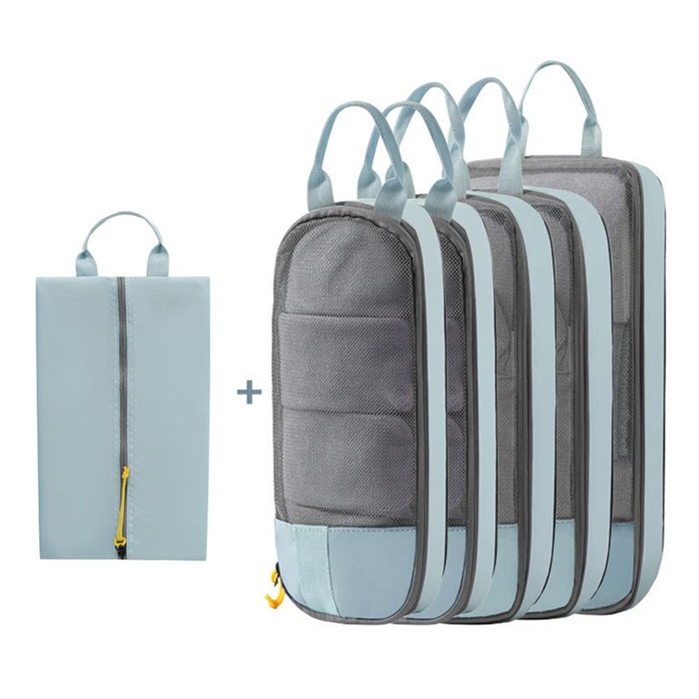 LXSN-000680 6PCS Compression Packing Pouches Set Oxford Cloth Storage Bags