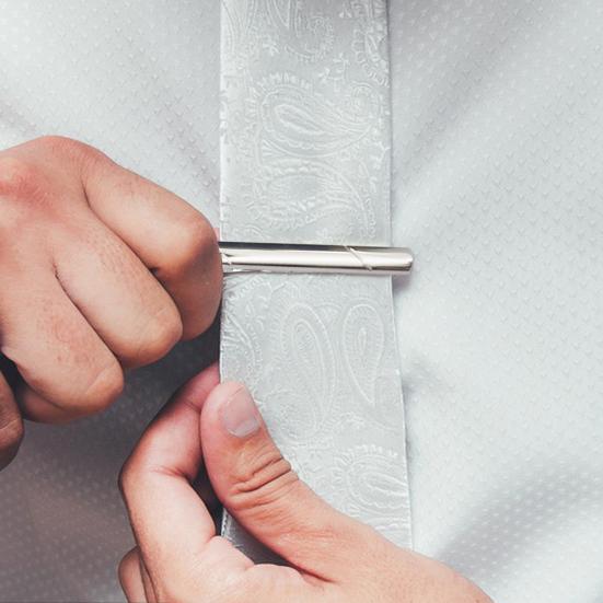 Manžetový klip Slitina Nevybledávající Obchodní klip na kravatu Odnímatelný design Klip na límec formální košile Svatby Večírky Formální doplňky