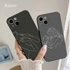 FOR IPhone 14 Beautiful Body Line Art Soft Case for Iphone 14 11 12Pro 8 7 Plus X 13Pro MAX SE2020 XR XS Covers