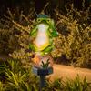 Solar-Frosch-Schnecken Gartenleuchte Außen Wasserdichte Solar-Erdspießleuchten für Rasenornamente Terrasse Hof Rasenkunst Dekor Gartengeschenke