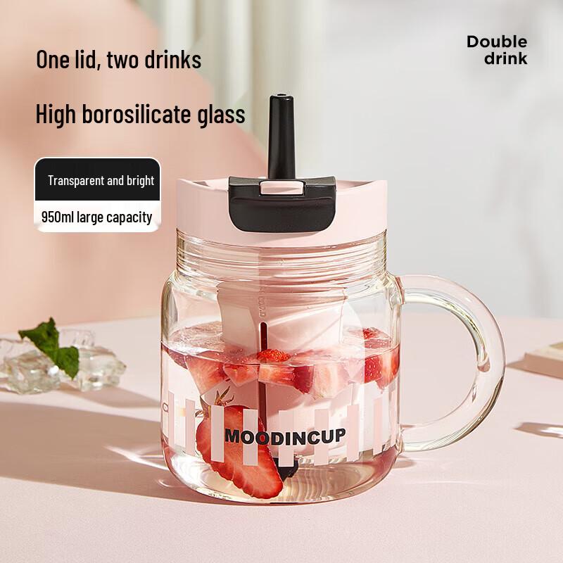 

RELEA Mighty Water Guardian Glass Bottle