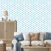 Palm Leaves Wallpaper White and Celadon for Living Room and Bedroom 50x1000