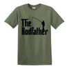 The Rodfather TShirtFunny Fishing FisherUnisex Fish Fun Party Joke crap Top Tee
