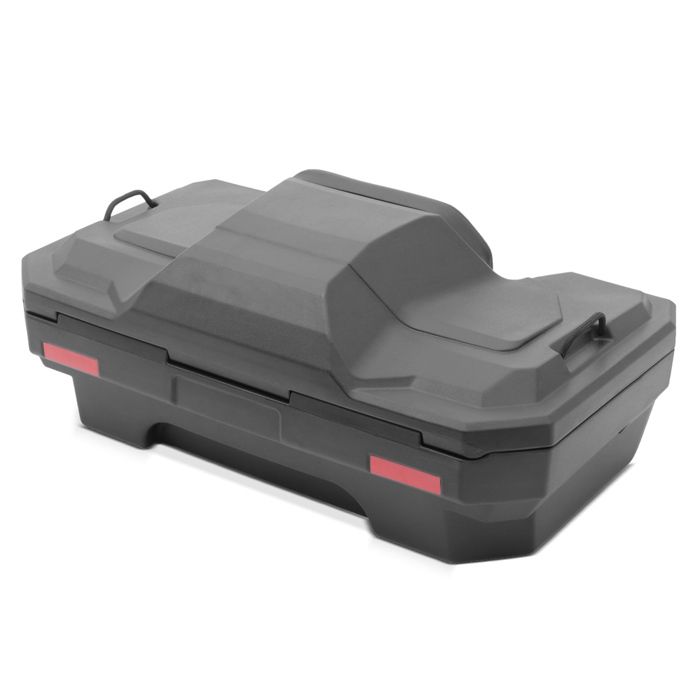 Top case 82 L Bagtecs QT3 pour Quad/ATV - Coffre arrière étanche noir avec dossier