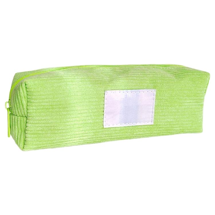 Candy Color Pen Bag Corduroy Pen Case Large Capacity Pencil Bag Japanese Styles Pencil Case School Office Supplies
