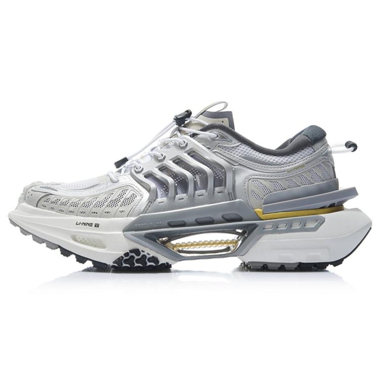 

New LiNing Xuankong Casual Shoes Women s Low Top Gray/White AGLR052-1 36