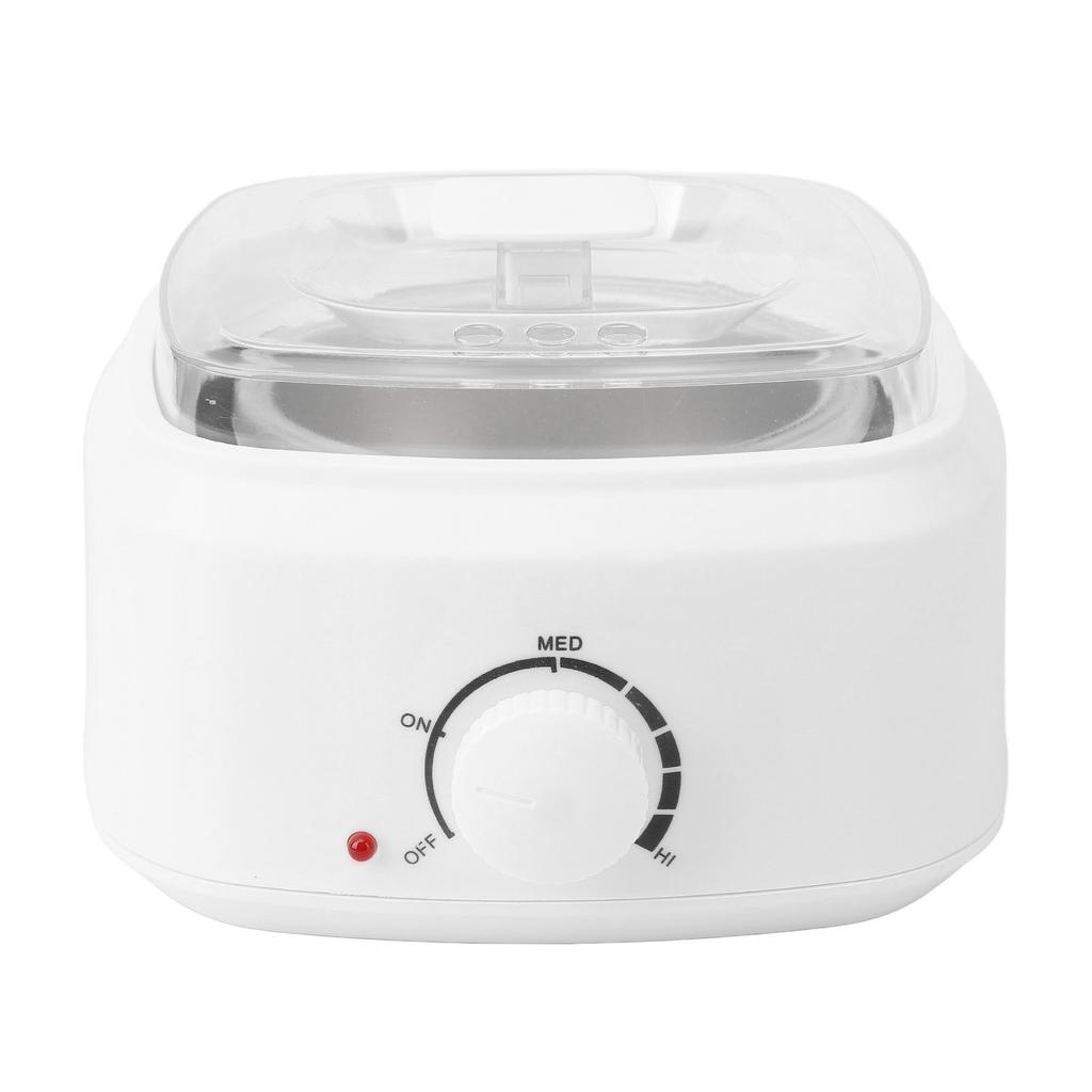 Mini Wax Heating Machine Wax Warmer Heater See Through Lid 110‑240V for Hair Removal US Plug
