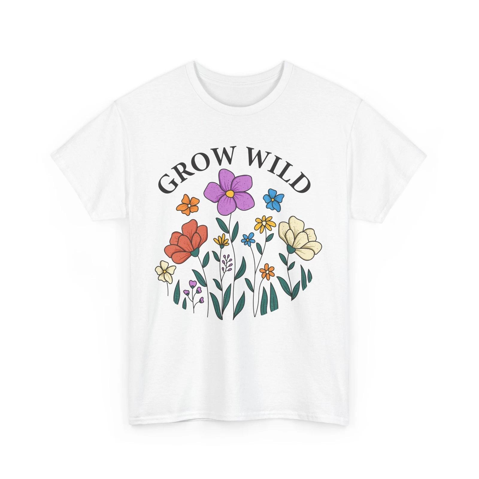 

Springtime Joy T-Shirt | Blooming Nature & Sunshine Lover Tee | Grow Wild S