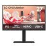 Écran D'ordinateur - LG - 27BA75QB-B.AEU - 27 Pouces - Noir - HDMI, DisplayPort