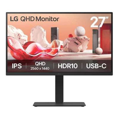 Computer Monitor - LG - 27BA75QB-B.AEU - 27 Inch - Black - HDMI, DisplayPort