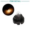 ACROPIX Light Bulb Auto Dashboard Indicator Side Light Internal T3 1 Yellow Black 10pcs