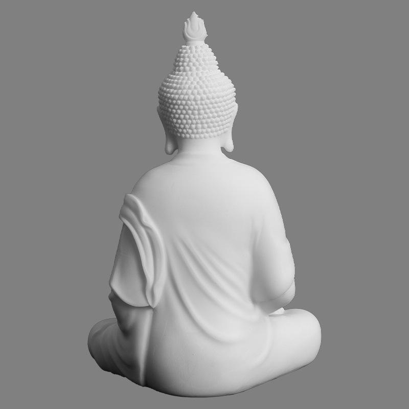 Adorno de Estatua del Sudeste Asiático Buda Tailandés Resina Arte Zen Artesanía Restaurante Sala de Estar Entrada Decoración del Hogar Creativo