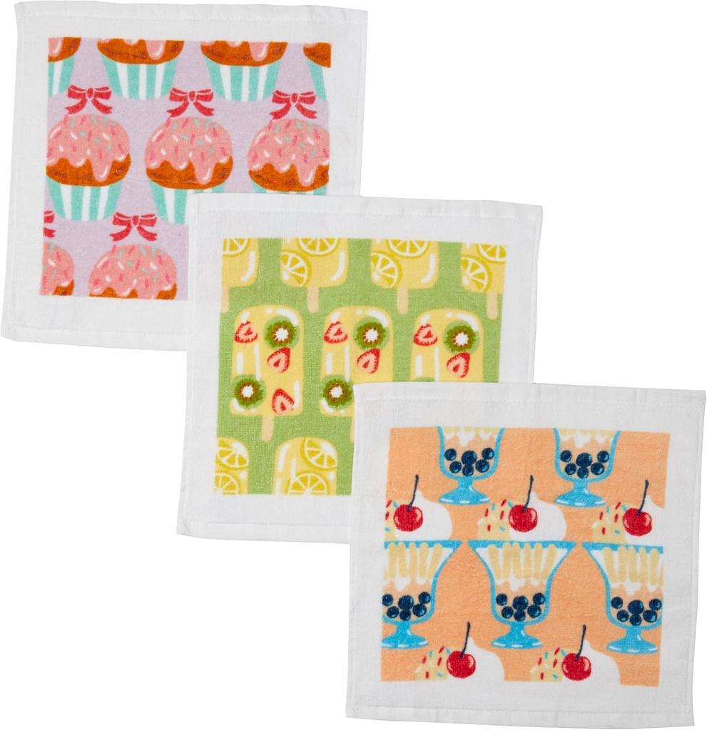 Marushin Piccolino Hand Towel and Handkerchief Set with My Perfect for and Elementary Perfect for Includes Product (3 Pieces) Case, Snacks, Preschool,