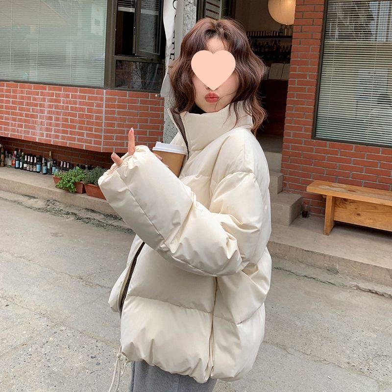 Spring/Summer Loose Cotton-Padded Jacket - Short Korean Style for Women