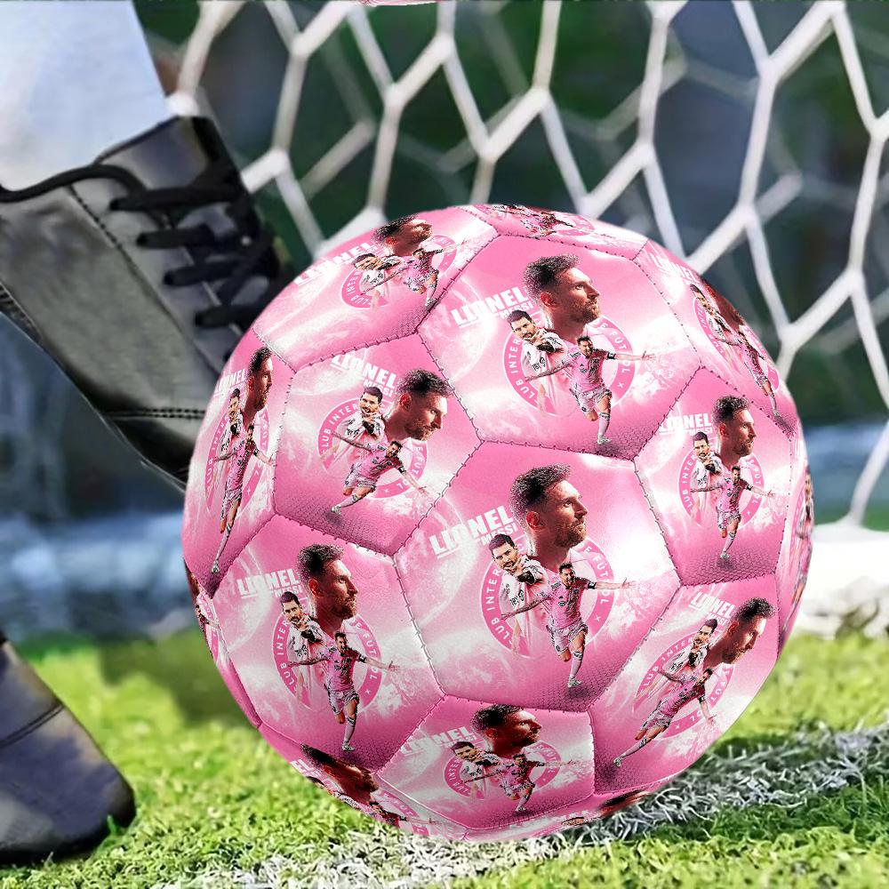 Pallone da Calcio Messi Taglia 5 Calcio Cucito a Macchina Indooroutdoor Universale Calcio Ideale Per Appassionati di Calcio