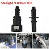 Fuel Line Hose Connector Pipe Connector 9.89-ID8 Straight Pipe Connector Set Parts Quick Release 9.89mm ID8 Quick Connect