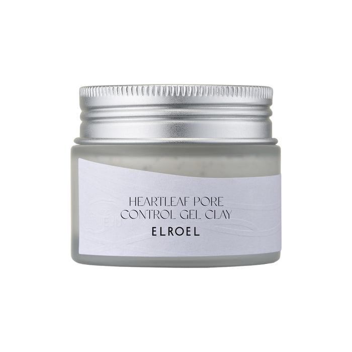 ELROEL HEARTLEAF PORE CONTROL GEL CLAY 50g/ Premium product, Nourishing, Moisturizing, Korean Cosmetics, Kbeauty