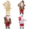 Christmas Decorations Standing Posture Santa Claus Doll Christmas Plastic Doll Creative Toy Decoration