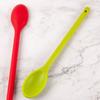 Long Handle Silicone Spoon, Heat Resistant Food Grade Stirring Spoon, Dishwasher Safe Non-stick Mixing Spoon Kitchen Utensils