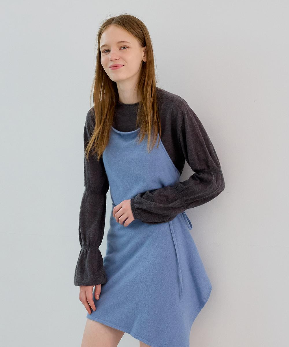Noing Puff Knit (Charcoal) Charcoal