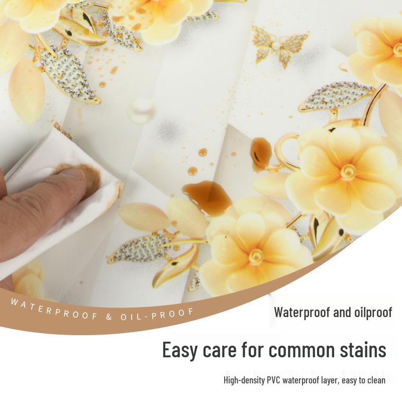 10-Pack Self-Adhesive Ceiling Stickers: Aluminum-Plastic Bathroom Decor Panels