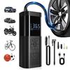 Upgraded Version Car Air Pump Cordless Portable Tire Inflator Mini Tyre Inflator 12V Car Air Compressor with Pressure Gauge