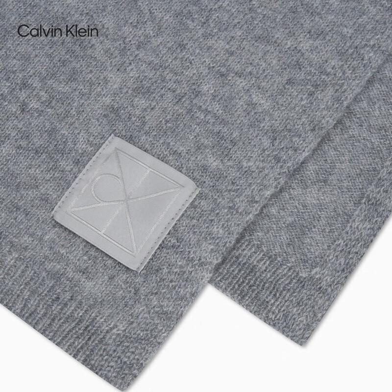 Calvin Klein Jeans Cashmere Blend Monogram Scarf Gift Set