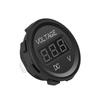 MICTUNING DC 12V LED Digital Display Voltmeter Waterproof Compatible with Boat Marine Vehicle Motorcycle Truck ATV UTV Car Camper Caravan Green