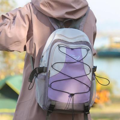 Schoolbagins Wind Mountaineering Bag Women's Travel Lightweight Backpack Strap Design Sports Bag Men's Tide Outdoor Leisure Backpack