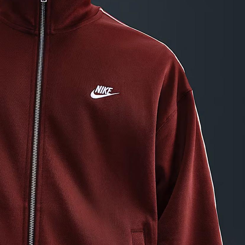 Nike Sportswear Club Comfortable Solid Color Warm Long Sleeve Zip Jacket Men Jackets HV1418-619