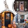 Gruseliges Katzenskelett Realistisches Sitzendes Tier Gruselige Deko Für Innen Rasen Außen Zuhause Regal Tisch Garten Halloween-Partys