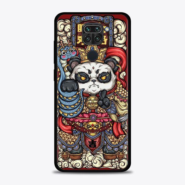 Case For Xiaomi Redmi Note 11 10 9 8 7 Pro Max 9t 8t 9s Cover For Redmi 10 9 8 9c 9a 8a 7a Funny Animal Panda Tiger Art
