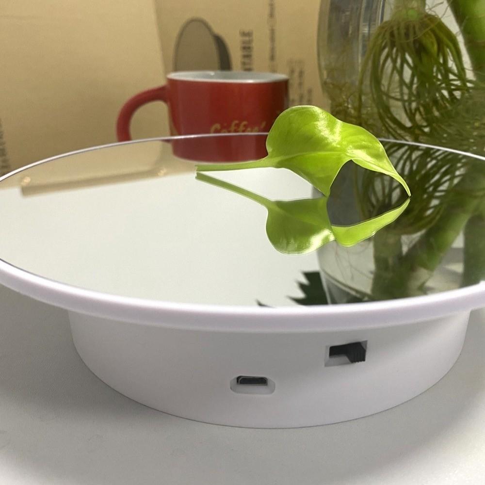 360° Rotation Electric Display Stand Motorized Jewelry Display Platform Rotating Turntable  Props