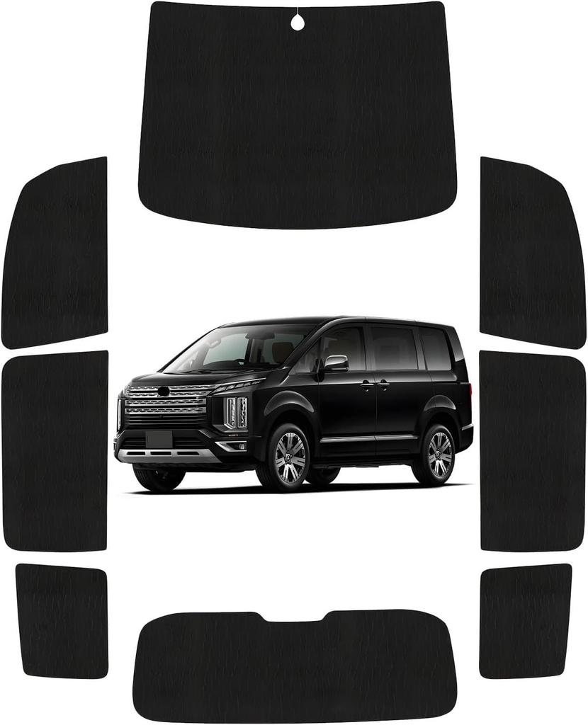 Loveyes Mitsubishi Delica D5 Sunshade Full Set Perfect for Car Sun Heat UV and Dedicated Accessories (CV1W, CV2W, CV4W, CV5W) - Camping, Protection,