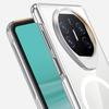 For Huawei Mate X5 Magnetic Case Clear Back PC Phone Cover with Kickstand