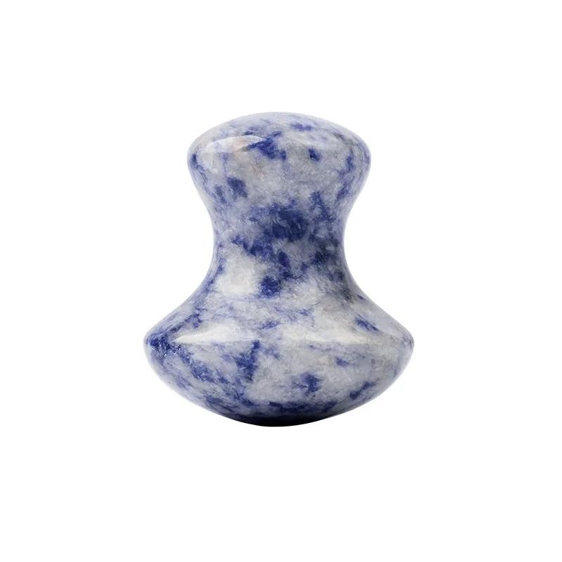 Natural Jade Mushroom Shape Quartz Gua Sha Massage Tool Crystal Guasha Stone For Spa Relaxing Meditation Scraping Massager