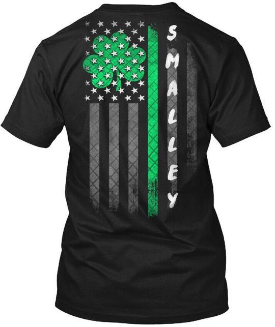 Smalley Lucky Family Clover Flag T-Shirt Made in the USA Size S to 5XL 4XL