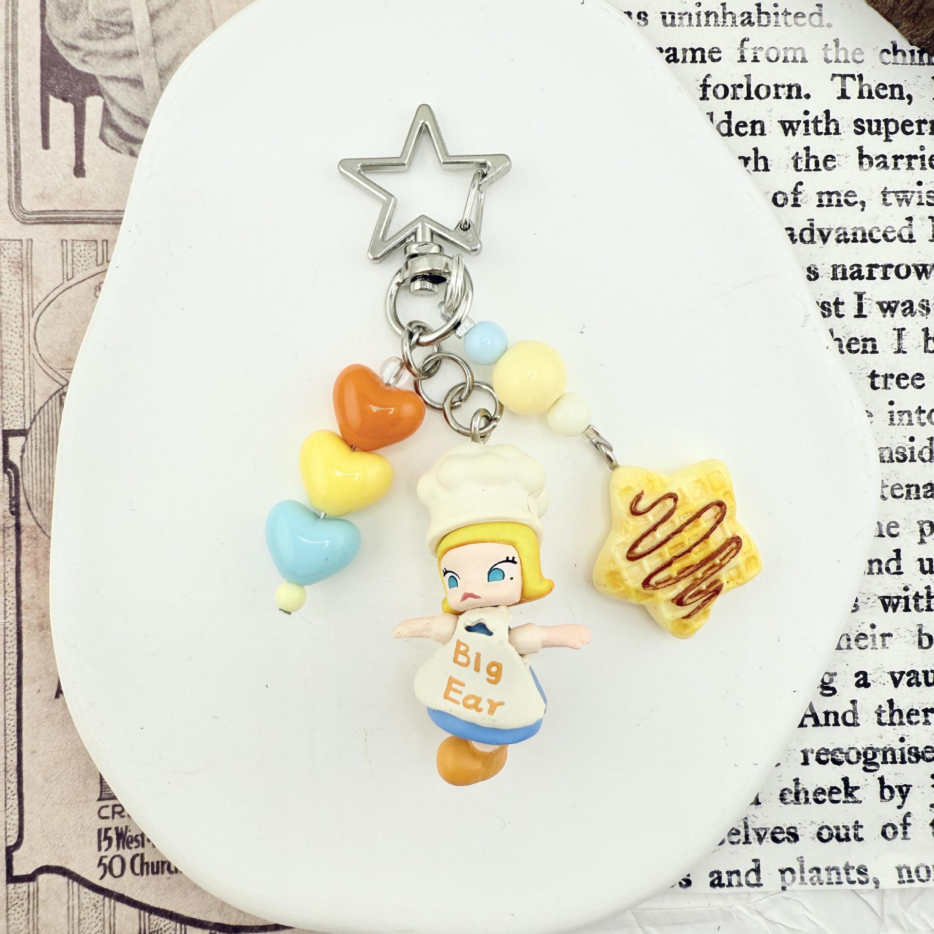 POP MART Molly Custom Doll Keychain – Trendy Phone Chain & Pants Pendant Toy