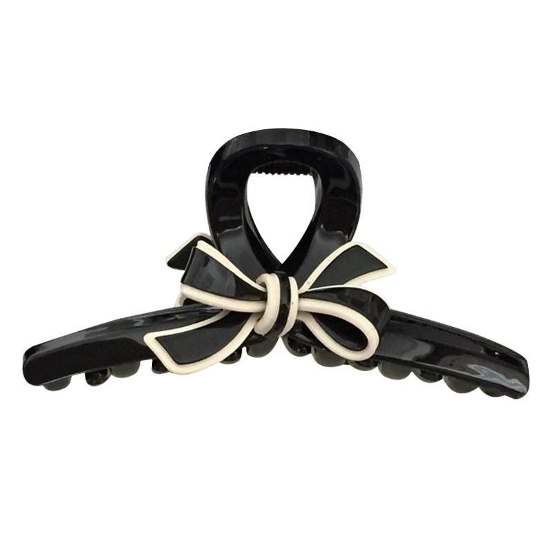 11CM Simplu Casual Coreean Acrilic Mare Clip de Păr Gheară Elegant Design Cu Fundă Accesorii de Păr Clipuri Coadă de Cal Ac de Păr