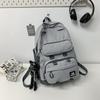 Schoolbag, Japanese Dark Functional Backpack for Men, Large Capacity INS Trendy Workwear Backpack, School Bag for Girls, Student Laptop Bag, Trendy