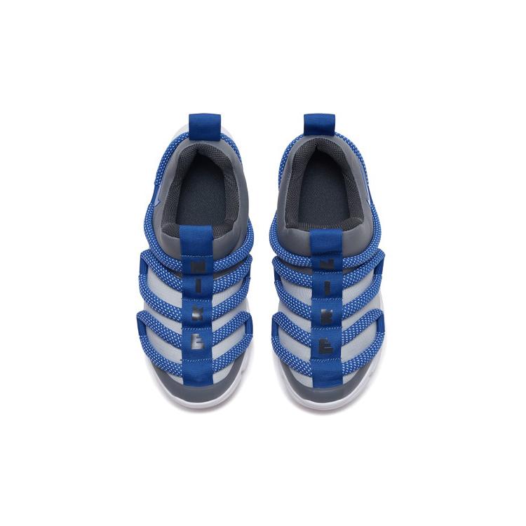 Nike Novice Slip Resistant Cushioning Slip Resistant Cushioning Kids Lifestyle Shoes Gray Blue AQ9661-008