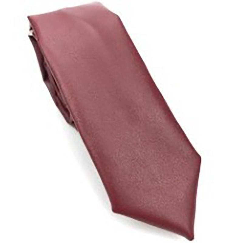 Herren Pu-Leder Krawatte Schmale Version 5,5 cm Breite Britischer Business-Stil Einfarbig